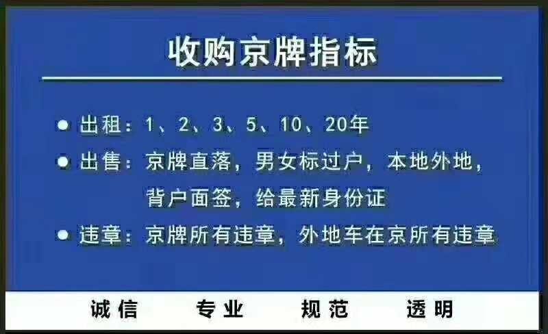 现在北京租车牌多少钱可以办理？(北京租车牌费用解析)