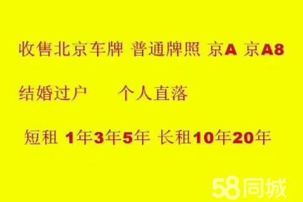 一个北京租牌照买断价格(北京牌照买断价格解析)